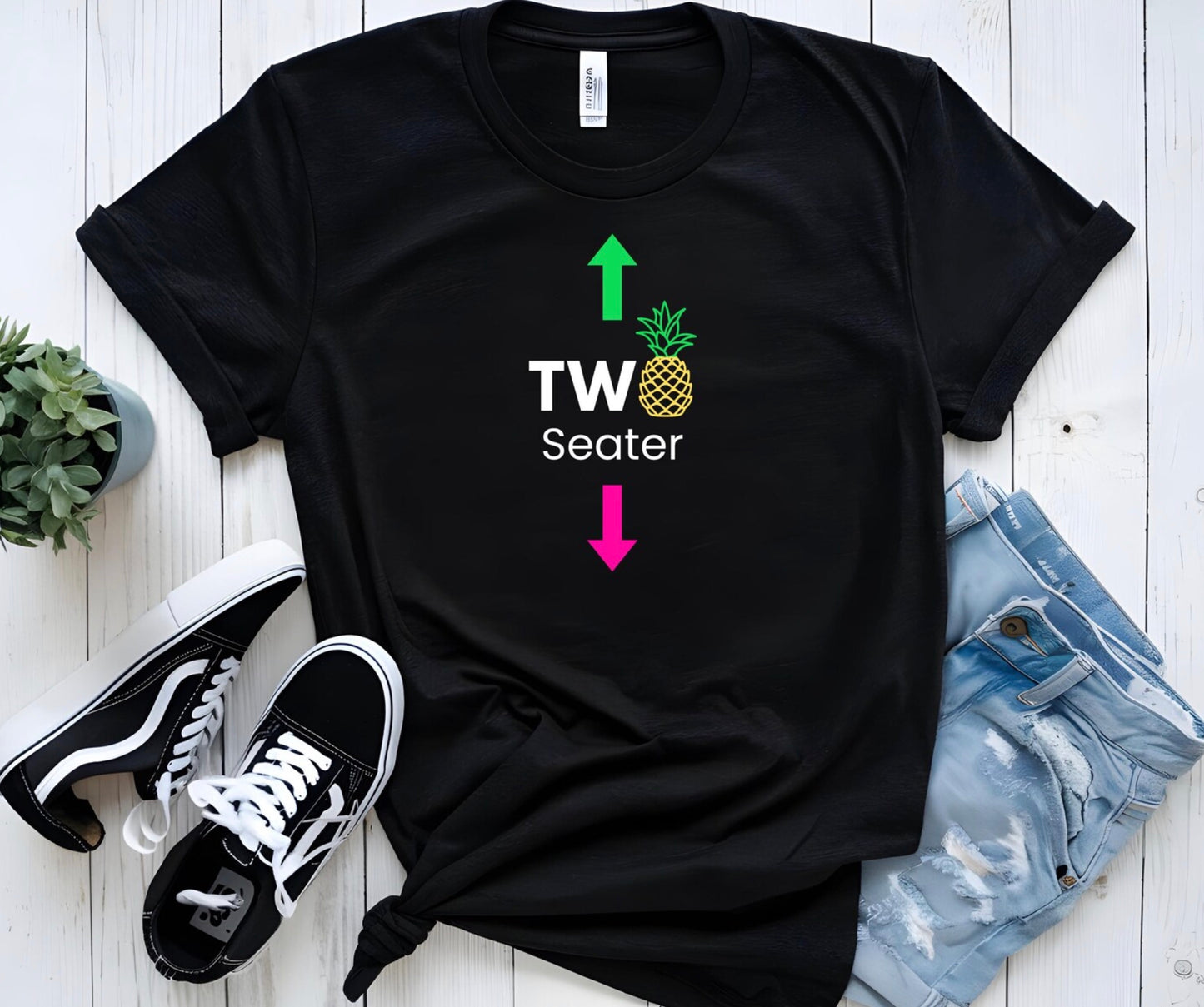 TWO SEATER ORIGINAL GRAPHIC T-SHIRT