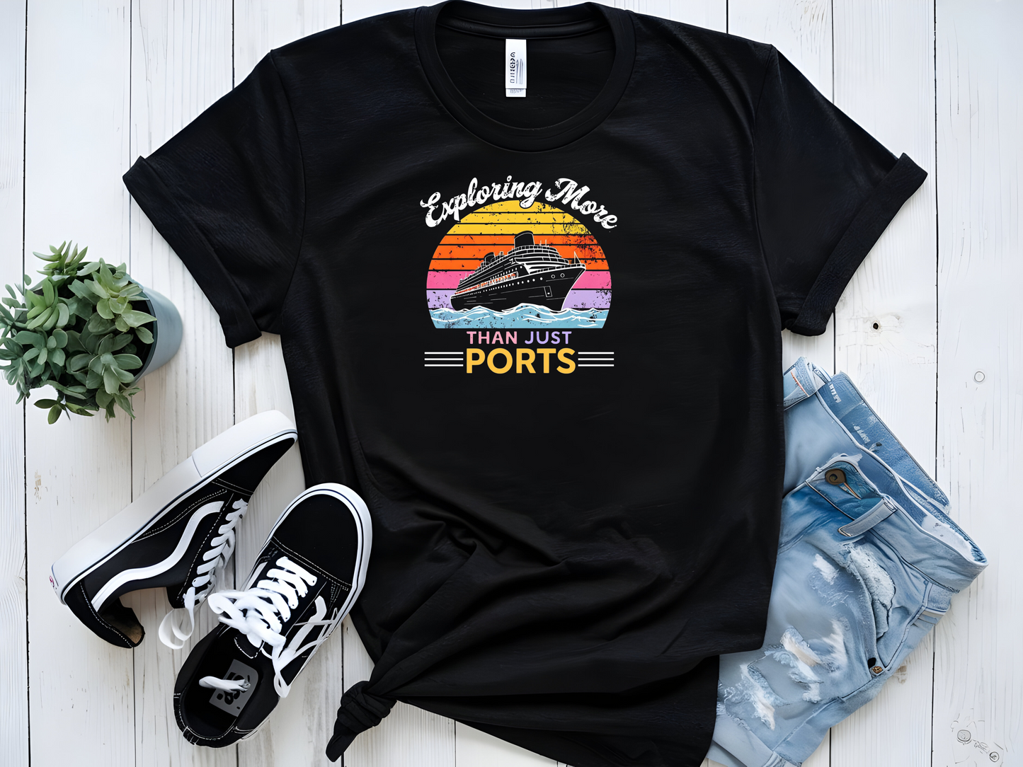 EXPLORING MORE THAN JUST PORTS GRAPHIC TSHIRT