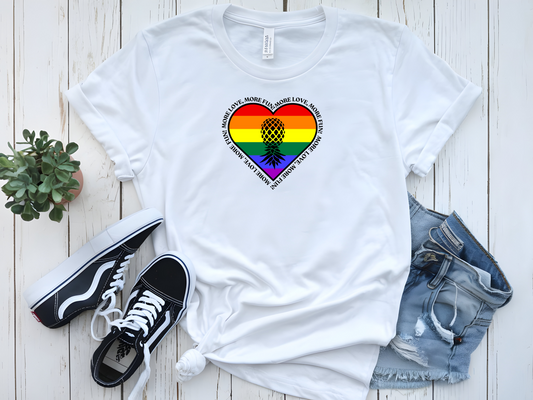 MORE LOVE, MORE FUN GRAPHIC T-SHIRT